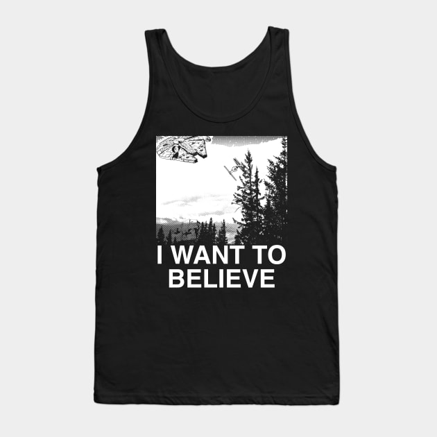 I want To Believe SW Tank Top by Bettye Janes